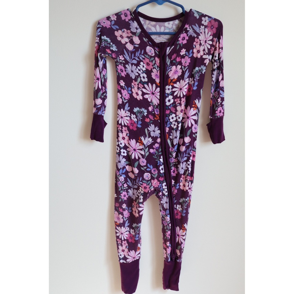 Little Sleepies Violet Meadow Zippy 12-18 Months